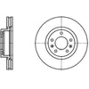424217 by ATE BRAKE PRODUCTS - ATE Original Front  Disc Brake Rotor 424217 for Mazda