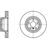 ATE Brake Products 424250 Disc Brake Rotor ATE Original Rear Disc Brake Rotor 424250 for BMW