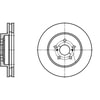 428753 by ATE BRAKE PRODUCTS - ATE Original Front  Disc Brake Rotor 428753 for Lexus, Toyota