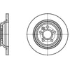 ATE Brake Products 411147 Disc Brake Rotor Set ATE Original Rear Disc Brake Rotor 411147 for Volvo