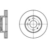 ATE Brake Products 418107 Disc Brake Rotor Set ATE Original Front Disc Brake Rotor 418107 for Nissan