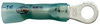 Phillips Industries 1-1875 Butt Connector Ring Terminal - 16-14 ga., Blue, #10 Stud, 25 Pieces, Heat Required