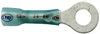 Phillips Industries 1-1876 Butt Connector Ring Terminal - 16-14 ga., Blue, 1/4 in. Stud, 25 Pieces, Heat Required