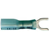Phillips Industries 1-1880 Butt Connector Spade Terminal - 16-14 ga., Blue, #10 Stud, 25 Pieces, Heat Required