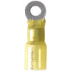 1-1932 by PHILLIPS INDUSTRIES - Ring Terminal - 12-10 ga., Yellow, #8 Stud, 25 Pieces, Heat Required