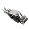 Phillips Industries 7-414 Multi-Purpose Bracket Battery Cable Clip - 25 AMP, Center Squeeze, Zinc-Plated Steel