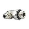 6801-06-08 by TOMPKINS - Hydraulic Coupling/Adapter - MJ x MB 90, Straight Thread Elbow, Steel