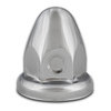 111 by ROADMASTER - Wheel Lug Nut Cover - Top Reflector Nut Cover, with Flange, Amber, 33mm x 2-1/8"