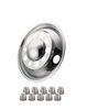 Roadmaster 260S Wheel 10 lug; 2 hand hole, 1-1/2" budd nut; 33mm or 38mm hub piloted. Under the lug front stainless steel