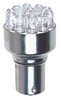 1961R by ROADMASTER - Red 12 LED Replacement 1157 Bulb. Twin Contact. Offset Pin