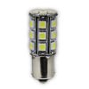 1966W by ROADMASTER - White 13 LED Replacement 1156 Bulb. Single Contact. Straight Pin