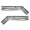 Roadmaster 647-SL Mud Flap Hanger Chrome spring-loaded mud flap hanger, taper style, 45 degree angled (one pair) 2.5