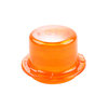 Betts Hd 920117 Dome Light Lens Dome Light Lens - Fits 50 56 57 60 100 Series Lamps Deep Amber Polycarbonate