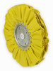 Roadmaster 8010-6 Buffing Wheel 6" Yellow Airway Buffing Wheel 12-ply; 5/8" and 1/2" Arbor