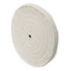 Roadmaster 8030-6 Buffing Wheel 6" Soft Muslin Pad Spiral 30-ply; 1/2" Arbor