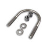 Euclid E-UB8175-104 Threaded U-Bolt Threaded U-Bolt, Round Bend, 3.50 in. Thread Length, 1 in.-14 Thread Size, Grade 8