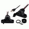 The Install Bay IBR78 USB Port USB Port - Pass Through Flush Mount USB Socket, with 2.1A Charging