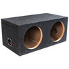 Atrend E15D Radio Speaker Enclosure Subwoofer Enclosure, B Box Series, Dual Sealed, 15" x 2