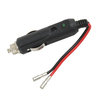 RoadPro RPPS-225 Cigarette Lighter Socket Cigarette Lighter Socket - Cigarette Lighter Plug, 12V, 16 Gauge, Green LED