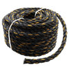 RoadPro TR-3850 Rope Rope - 3/8" x 50 ft., Black/Orange, Polypropylene, 145 lb. Working Limit
