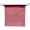 RoadPro 1818B Safety Flag Safety Flag - Danger/Warning Flag, Red Nylon Mesh, 18" x 18", with Elastic Strap and Plastic Coated