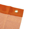 RoadPro 1818GO Safety Flag Safety Flag - Danger/Warning Flag, Orange Nylon Mesh, 18" x 18", with 2 Metal Grommets