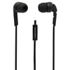 Mobile Spec MBS10111 Earplugs Earplugs - Stereo Earbuds, with In-Line Mic, Black