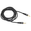 Mobile Spec MBS12101 Audio / Video Module Cable Multi-Purpose Wire Cable - Audio Cable, Black, 8 ft., 3mm Molded Connectors