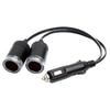 Mobile Spec MS223BL Cigarette Lighter Socket Cigarette Lighter Socket - Adapter, (2) 12V Outlet, with Blue Glow