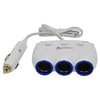 MS312USBBLW by MOBILE SPEC - USB 12V Accessory Power Outlet Adapter - 3-Way, 12V, with 2 USB Ports