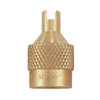 Haltec A-148 Tire Valve Stem Cap Tire Valve Stem Cap - VC-6 TR No., Large Bore, Screwdriver Cap, Fits .482-26 Threads