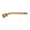 Haltec 90 MS-27 Tire Valve Stem Tire Valve Stem - V3-20-4 TR No., Brass, O-Ring Seal, 27-deg Bend, 9.7 mm Valve Hole
