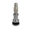 Haltec N-1600 Tire Valve Stem Tire Valve Stem - Chrome, 0.453" Valve Hole, for Ford F-Series Trucks with Dual Wheels