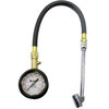 Haltec N-1055 Tire Pressure Gauge Dial Air Gauge - with CH-335 Dual Foot Air Chuck, 12" Standard Bore Air Gauge
