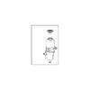 Mopar 68225510AB Power Steering Reservoir Power Steering Reservoir - with Cap, For 2013-2018 Ram