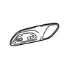 5RH90DX9AD by MOPAR - Interior Quarter Panel Trim Panel - Right