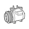 Mopar 68251534AE A/C Compressor A/C Compressor - For 2016-2021 Jeep Grand Cherokee/2022 Grand Cherokee WK