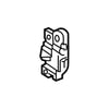 Mopar 68100562AA Parking Brake Cable Bracket Parking Brake Cable Bracket - For 2014-2023 Ram