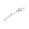 Mopar 68140631AE Rack and Pinion Assembly Rack and Pinion Assembly - For 2011-2020 Dodge Journey