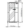 58058 by DINEX - Diesel Oxidation Catalyst (DOC) - Fits Cummins