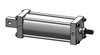 APSCO C-6004 Hydraulic Cylinder Hydraulic Cylinder - Tailgate Latch, 3.5" Bore x 8" Stroke, Block End Mount