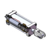 APSCO C-6096-E-WP-PK Hydraulic Cylinder Hydraulic Cylinder - Tailgate Latch, 3.5" Bore x 8" Stroke, with Electric Solenoid