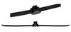 936-191 by TECTRAN - Cable Tie - Dual Clamp, Black, .25" Stud Size, 2.3" Max. Bundle Diameter