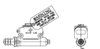 04-020-076 by MICO - Master Cylinder - Hydraulic Oil Type, 1" Bore Diameter, 1/8"-27 NPTF Port, 1.44" Stroke