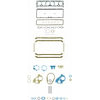 Fel-Pro FS 7276 B-2 Engine Gasket Set Engine Gasket Set