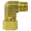 Tectran 69-2A Male Elbow Fitting Compression Fitting - Brass, 1/8 - in. Tube, 1/8 - in. Thread, Male Elbow
