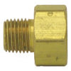 Tectran 148-5B Air Brake Air Line Fitting Inverted Flare Fitting - Brass, Connector Tube to Male Pipe, 5/16 in. Tube, 1/4 in.