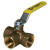 2005-8X3 by TECTRAN - Shut-Off Valve - Brass, 1/2 inches Pipe Thread, 2-Way, 3-Port Valve