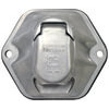 670-7230A by TECTRAN - Trailer Receptacle Socket - 7-Way, Die-Cast, with 30 AMP Breaker, Solid Pin Type