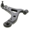 Mevotech GS501028 Suspension Control Arm and Ball Joint Assembly - Front, RH, Lower, Stamped Steel, Pre-Greased